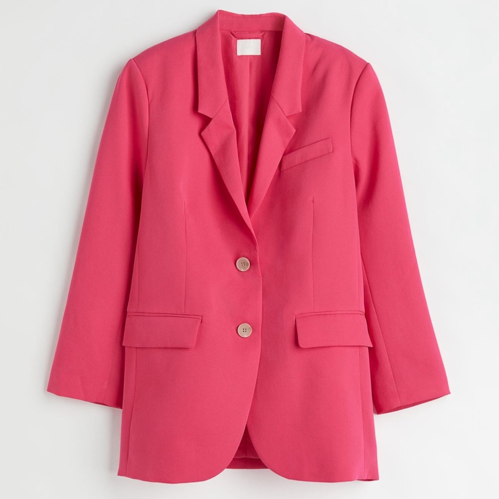NWT- Oversized Hot Pink Blazer